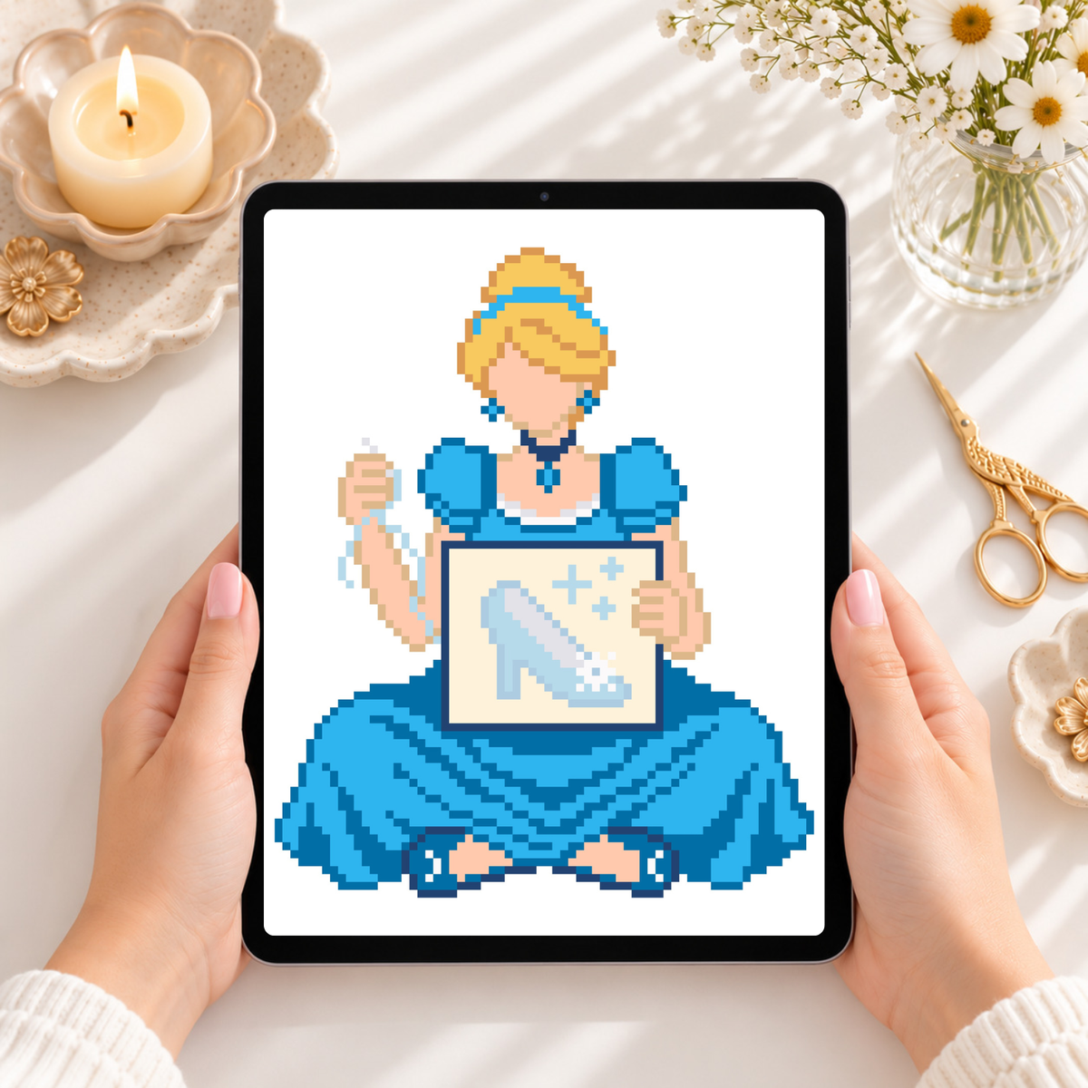 Cinderella Inspired – Cross Stitch & Needlepoint Pattern
