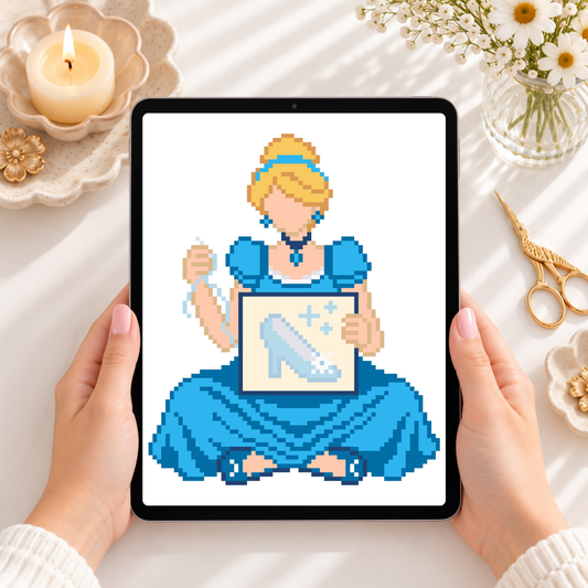 Cinderella Inspired – Cross Stitch & Needlepoint Pattern